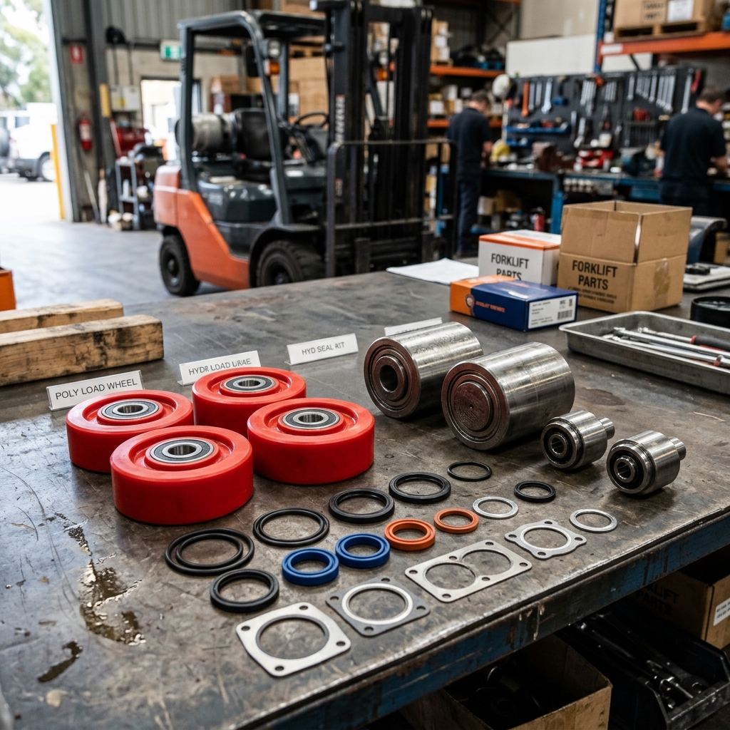 Hydraulic seal kits and rollers